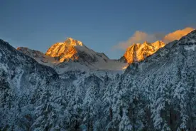 四川海螺沟景区恢复开放图片