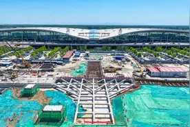 济南遥墙机场高铁站来了！图片