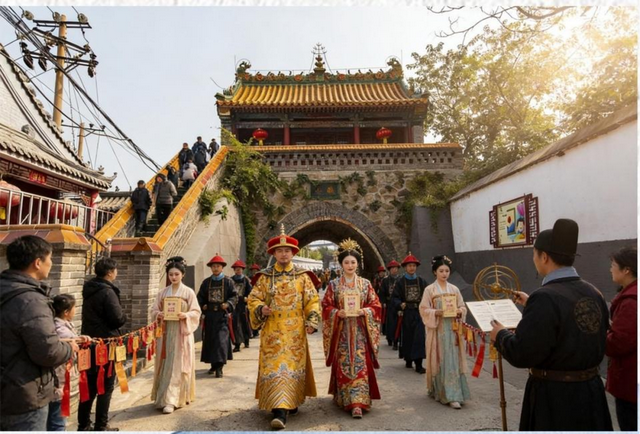 冬蕴万象 | 琉璃渠皇家御巡盛典来袭，沉浸式解锁古礼祈福新体验