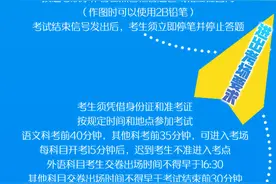 一图读懂 | 2024年北京高考安排图片