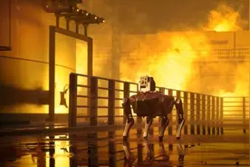 防爆四足机器人亮相 七腾机器人加速“扬帆出海”图片