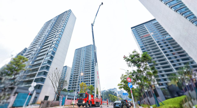 智护城市安全！中联重科90米登高平台消防车获湖南省首台（套）认定