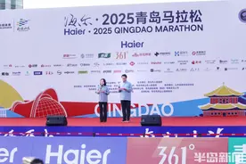 发令枪响，2025青岛马拉松开跑！图片