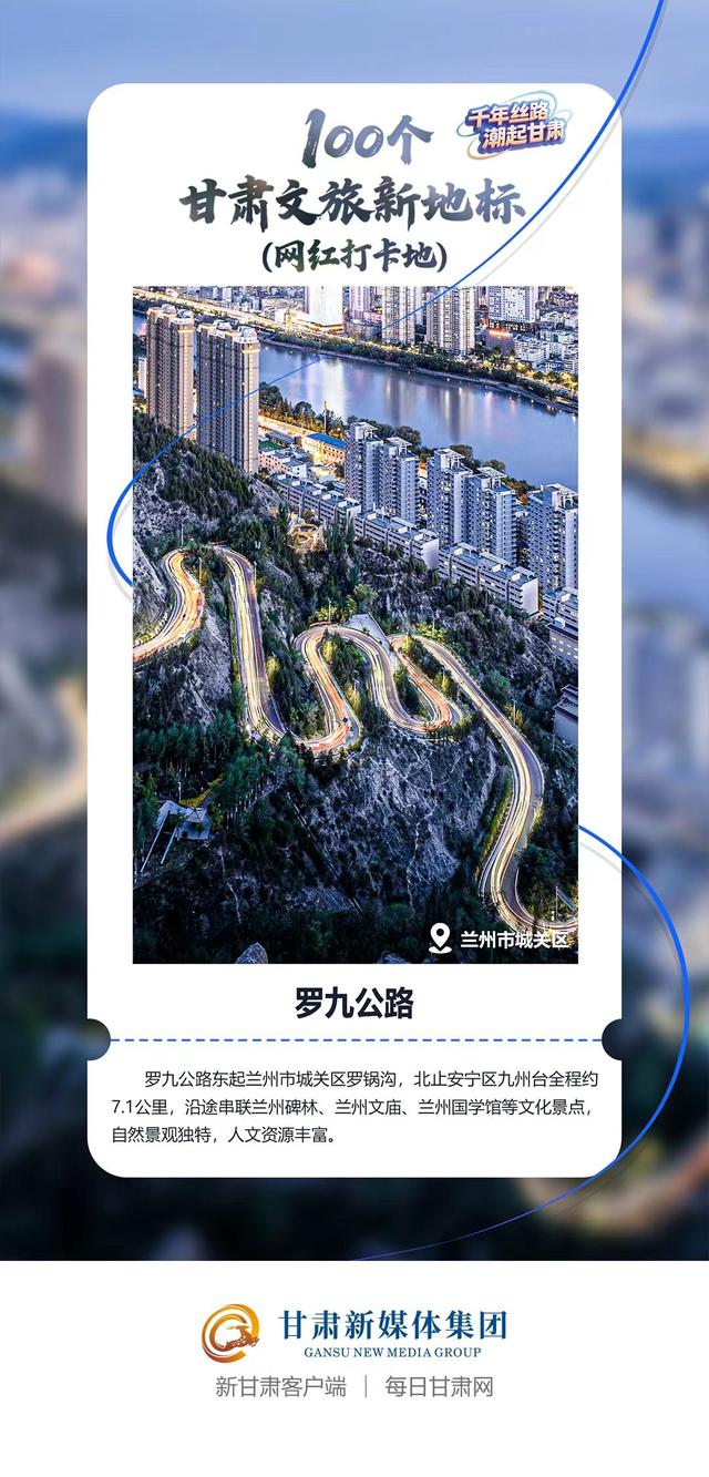 【微海报】100个甘肃文旅新地标(网红打卡地)——沿黄四市(州)