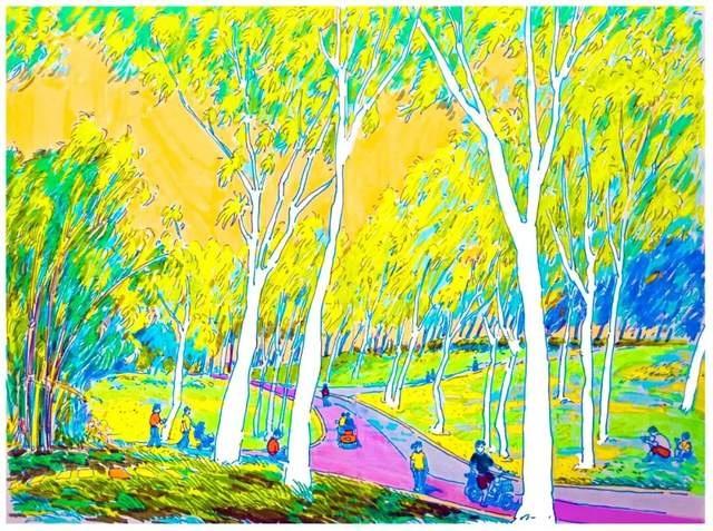 嗨！我画下了赏秋的你