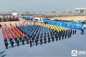 山东港口2025年世界级海洋港口群建设（日照）建成项目投产暨新项目开工仪式举行图片