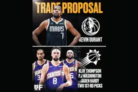 杜欧眉起飞？👀美媒模拟：独行侠换来KD 送出克莱等3将+2个首轮图片