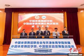 中国体育舞蹈学院、中国国家霹雳舞队集训基地落户天津图片