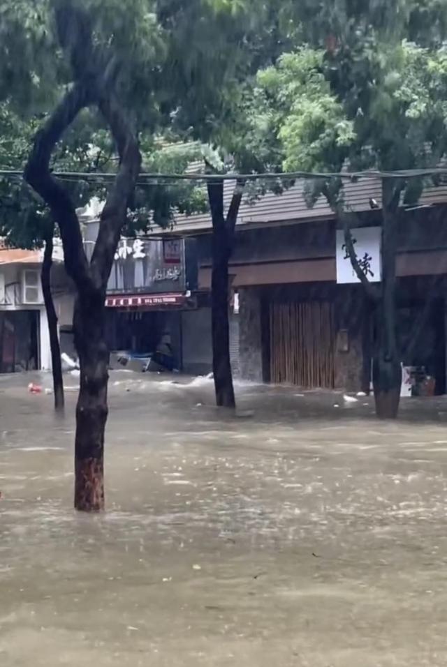 被司机驾车造浪冲碎玻璃商家发声