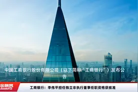 工商银行：李伟平担任独立非执行董事任职资格获核准视频封面