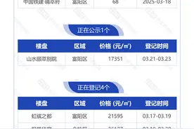 3月19日，杭州新房5盘预售，4盘报名中图片