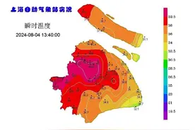 40.4度，上海创今夏气温新高！明天酷暑高温依旧，请注意防暑降温图片