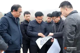 市领导调研督导重点项目开复工工作图片