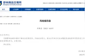 纯碱期货大幅上涨 郑商所提示：理性参与，合规交易图片