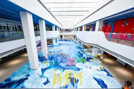 海洋主题3D立体画现身，快来打卡“海底世界”图片