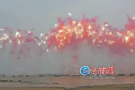海上生花！《红帆》乘风破浪泉州湾 蔡国强白天无人机烟花表演美炸了图片
