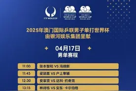 国乒7人冲击澳门世界杯8强，今日赛程公布图片