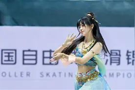 出彩山东人｜当国风邂逅轮滑 看00后姑娘向“风”而行图片
