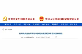 主动投案，青海省委宣传部副部长张琨明接受审查调查图片