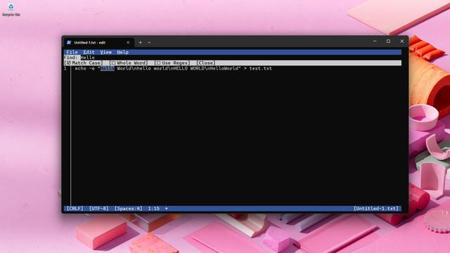 微软官宣未来 Win11 将预装命令行编辑器 Edit