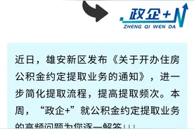 缴存人，公积金约定提取高频问答来啦！图片