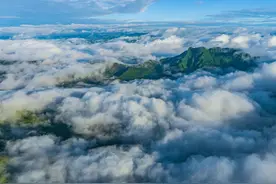 四季旅行·光影云南｜云南宣威：山间云雾和霞彩勾勒的山水画廊图片