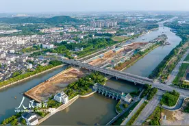 江苏镇江：京杭运河谏壁船闸改造工程有序推进图片
