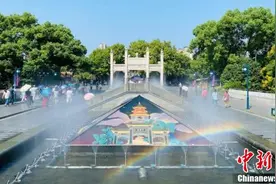 探杭州亚运会吉祥物“宸宸”诞生地拱宸桥：亚运味文化味浓厚图片