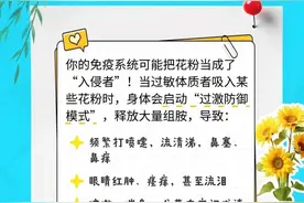 花粉警告！春暖花开时，请收下这份“防敏指南”图片
