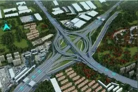 济南零点立交主线桥拆除，未来可供高速、高架、地面道路灵活切换图片