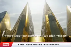 慈文传媒：关注年报及微信公众号了解2025年演唱会计划