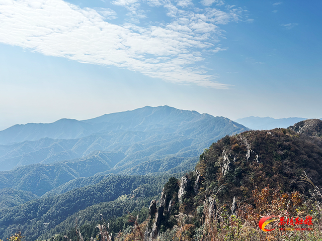 茶陵县云阳山：初冬美景美如画鎏金叠翠醉游人