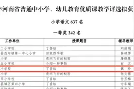 喜报！南阳市九小这名教师荣获省优质课一等奖图片