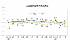 3月CPI数据发布，国家统计局：价格呈现积极变化图片