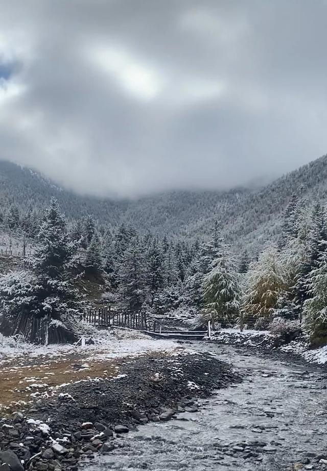 今日多地下雪！冰雪世界的川西正式上线
