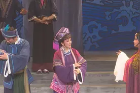 大型原创琼剧《三朝巾帼》海口首演 传承冼夫人不朽精神图片