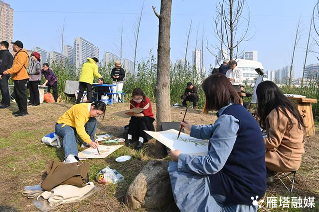 枫红映雁塔！一场枫叶与艺术的邂逅