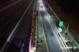 进度条更新！广珠段改扩建项目顺利完成首次交通转换图片