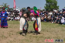 256名优秀搏克手在阿古拉草原展开对决图片