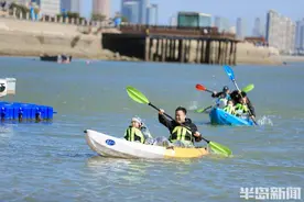 劈波斩浪，欢乐满满！2024青岛首届海洋皮划艇挑战赛在唐岛湾开赛图片