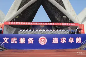 青春昂扬 武汉警官职业学院第三届体育文化周暨第二十二届田径运动会正式开幕图片