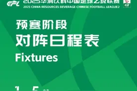 新赛季中乙联赛赛程公布，山东泰山B队主场仍为邹城市体育中心图片