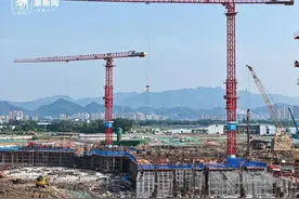 杭州国际体育中心进入地上主体施工阶段图片