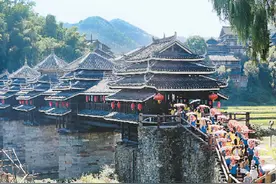 到广西三江看侗寨图片