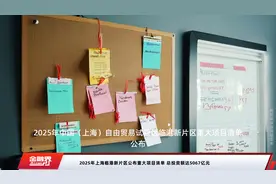 2025年上海临港新片区公布重大项目清单 总投资额达5067亿元视频封面