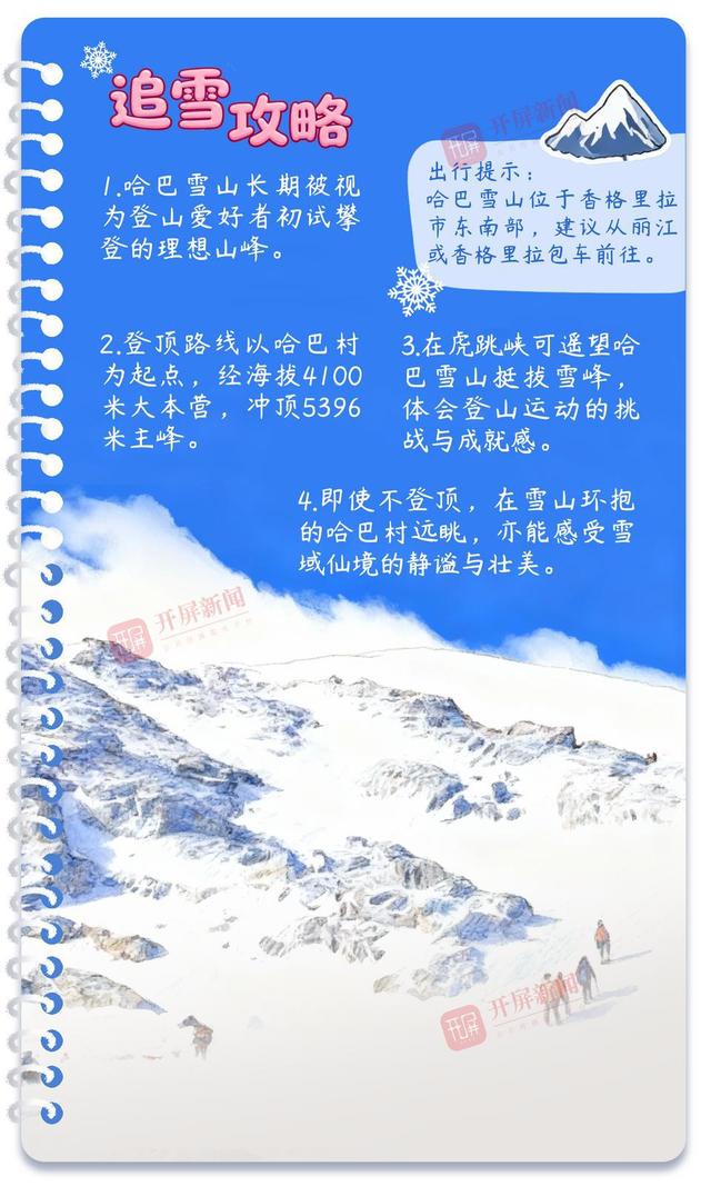 开屏策划｜冬季到云南来看雪：邂逅南国冰雪奇缘！