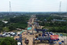 完善红安高速公路网络，武汉都市圈环线黄陂至红安段正加快推进图片