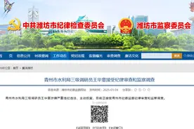 潍坊市纪委监委通报：涉嫌严重违纪违法，王华章主动投案图片