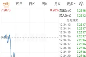 “适度宽松”和“更加积极”政策组合敲定后，离岸人民币汇率升穿7.25，短期贬值压力或有所下降图片