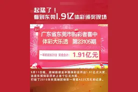 视频｜起猛了！看到东莞1.9亿元体彩颁奖现场了！图片